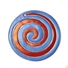 תמונה של כלי הגשה מאלומיניום שני חלקים "ספירלה" 4 צבעים לבחירה - יאיר עמנואל 